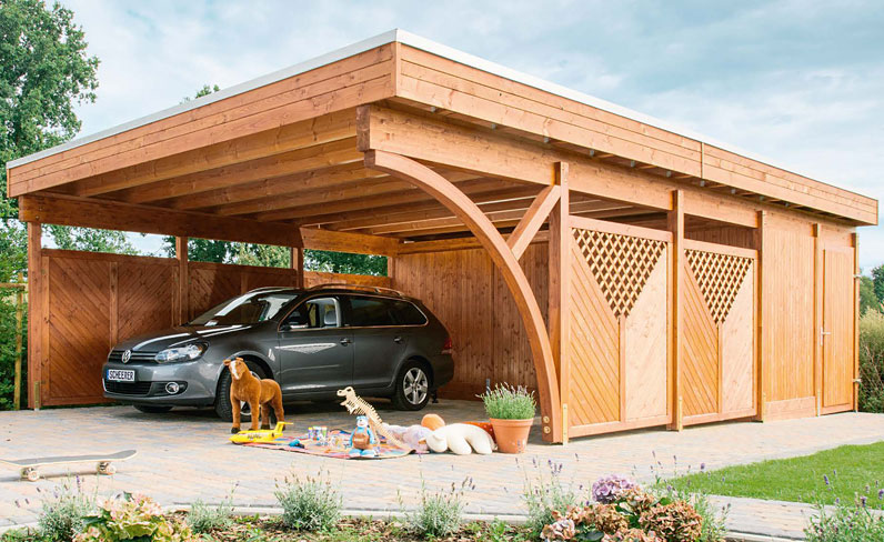 Holz-Carport